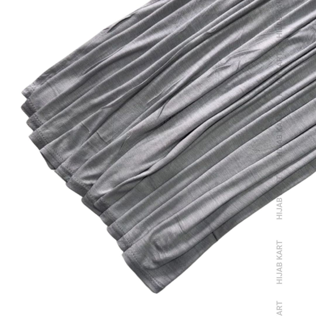 Grey- Premium Modal Jersey Hijab