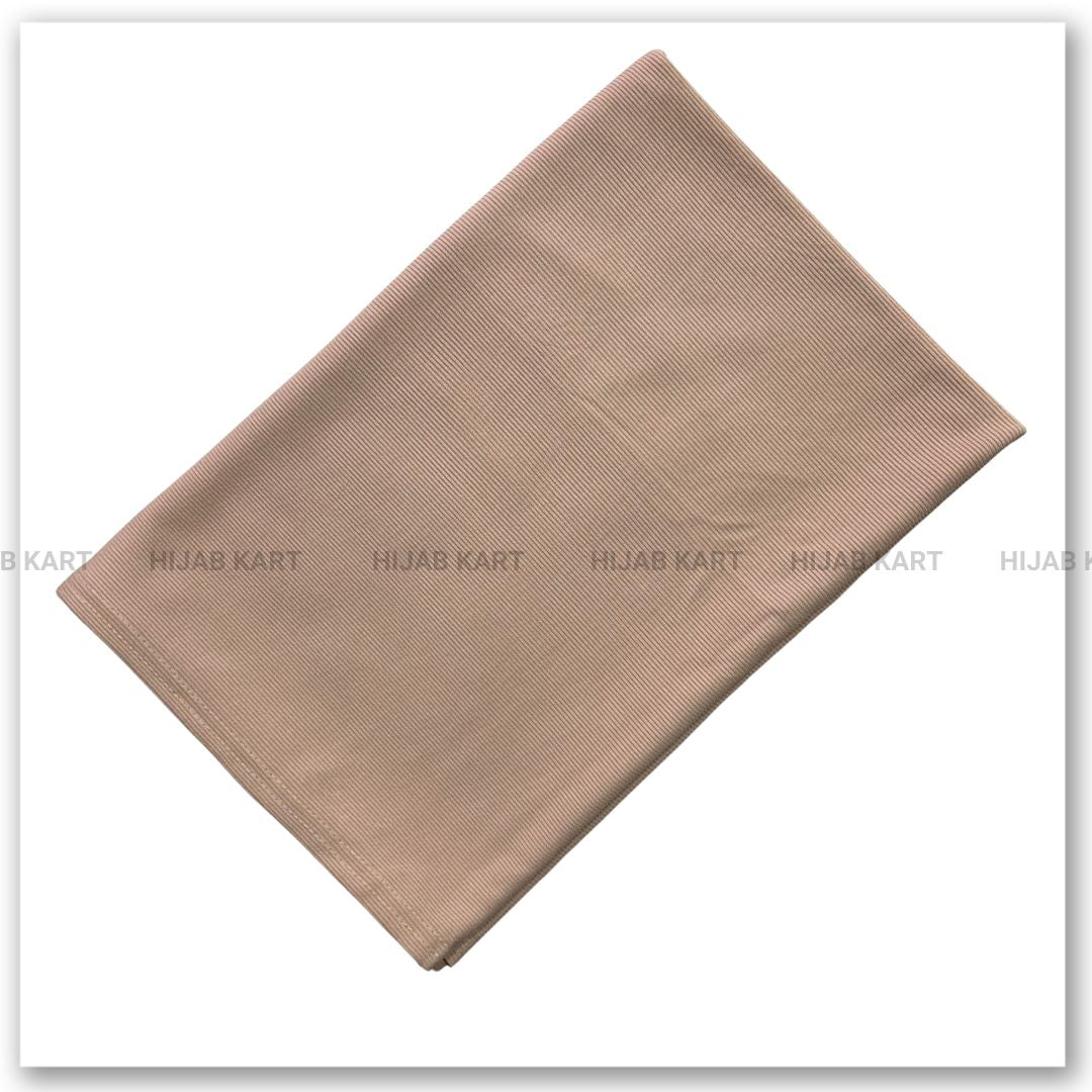 Peach- Premium Ribbed Jersey Hijab