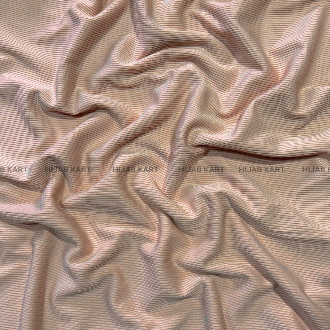 Peach- Premium Ribbed Jersey Hijab