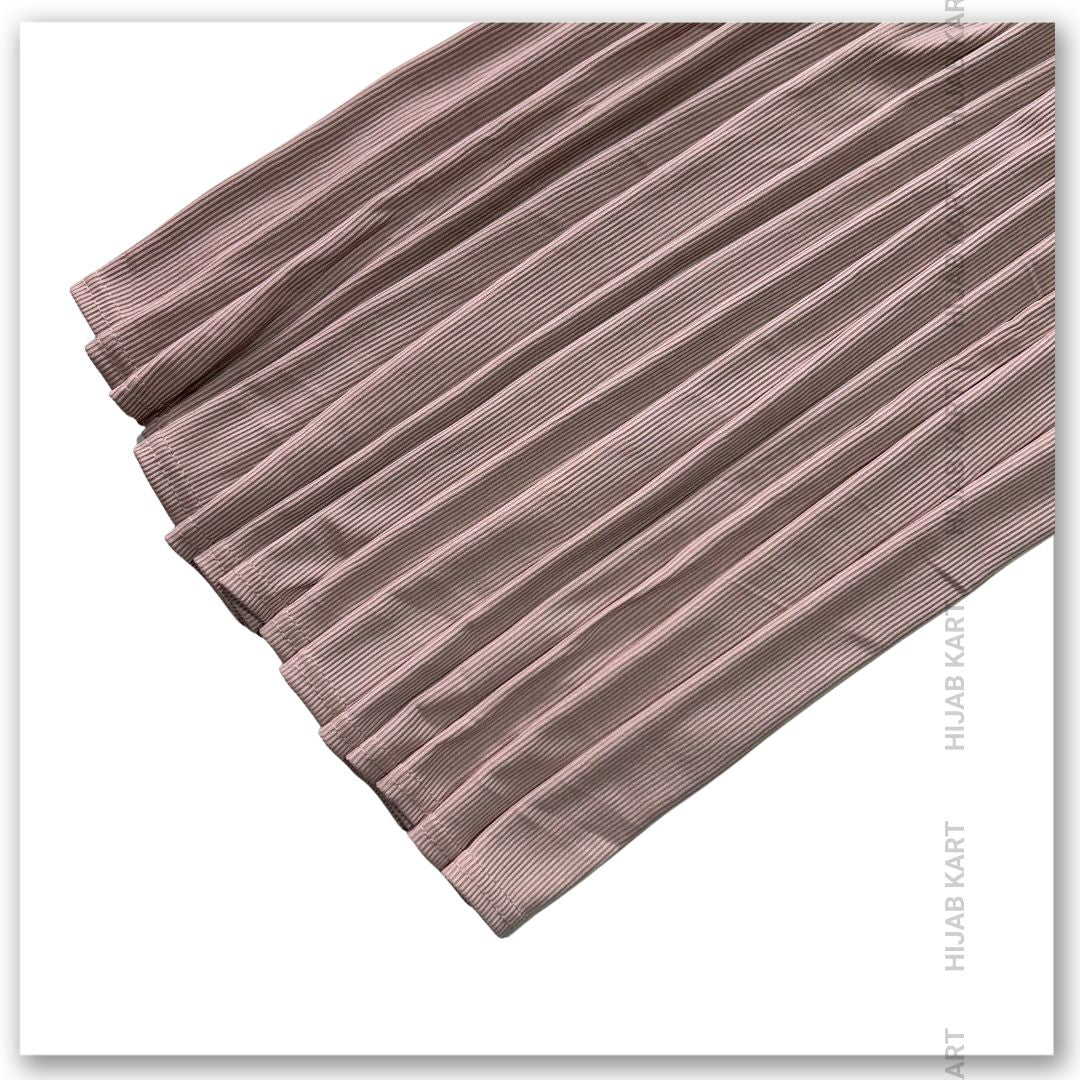 Dusty Pink- Premium Ribbed Jersey Hijab
