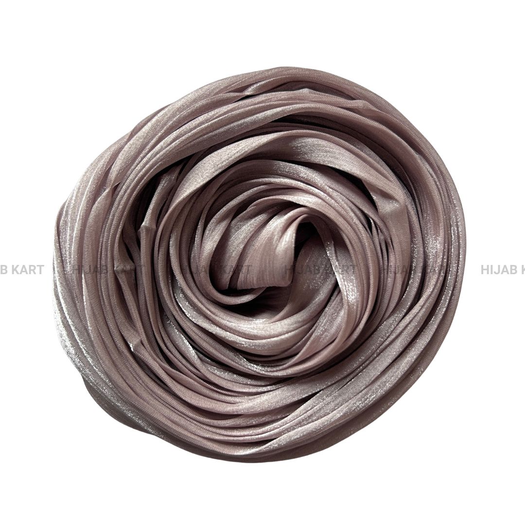 Dusty Pink- Flowy Organza Shimmer Hijab