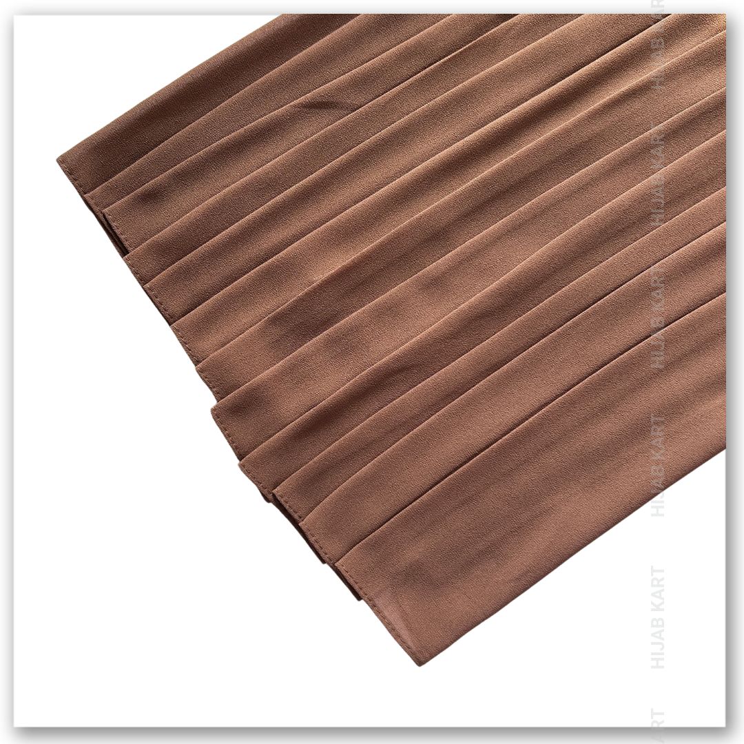 Chocolate Brown- Premium Malaysian Georgette Hijab