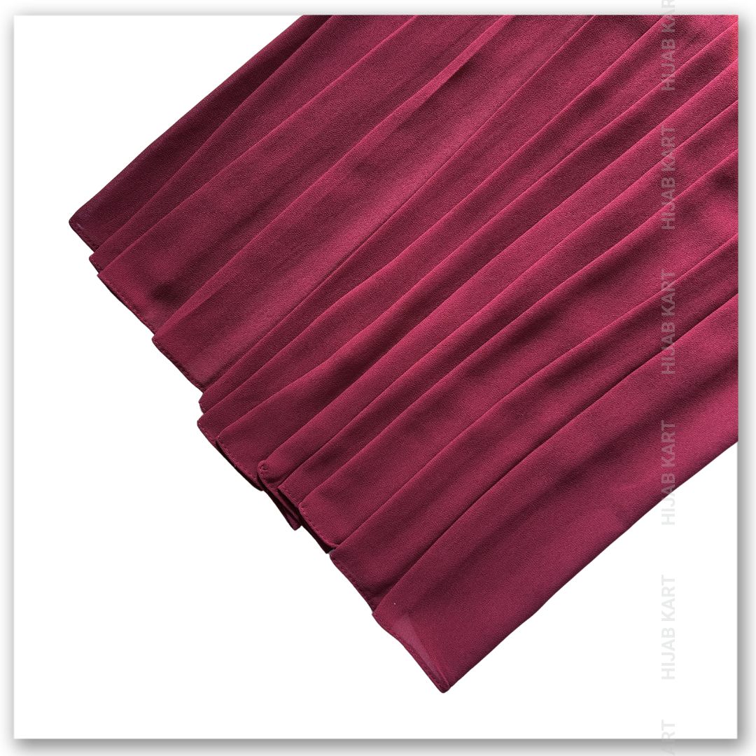 Rose Red- Premium Malaysian Georgette Hijab