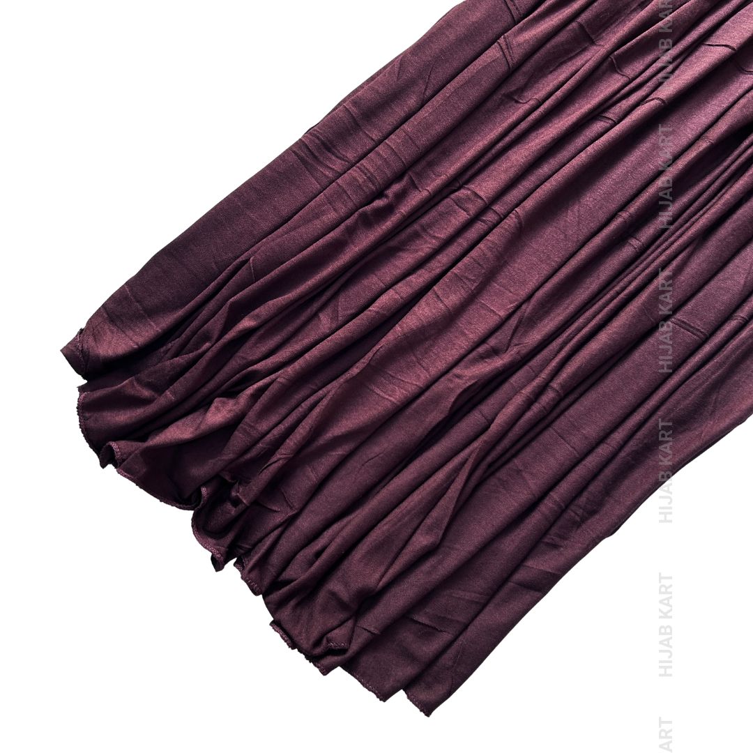 Deep Maroon- Premium Modal Jersey Hijab