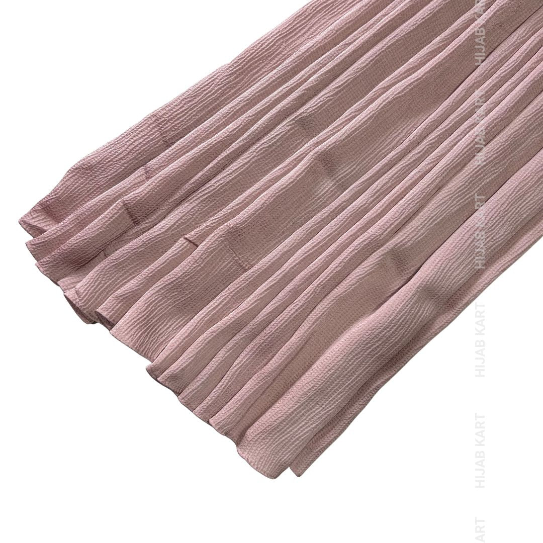 Dusty Pink- Premium Satin Corn Skin Hijab