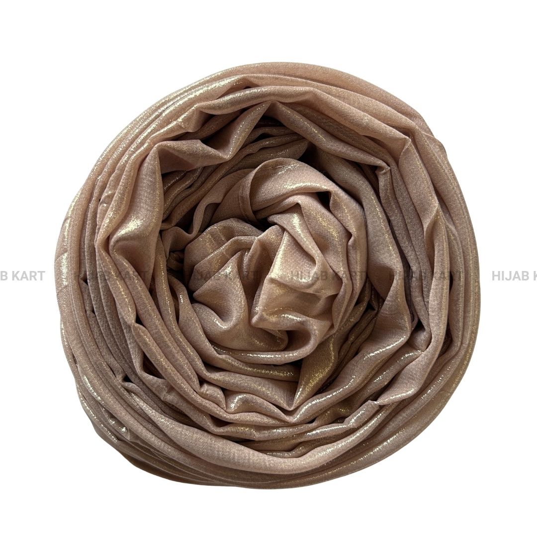 Camel Brown- Shimmer Luxe Chiffon Hijab