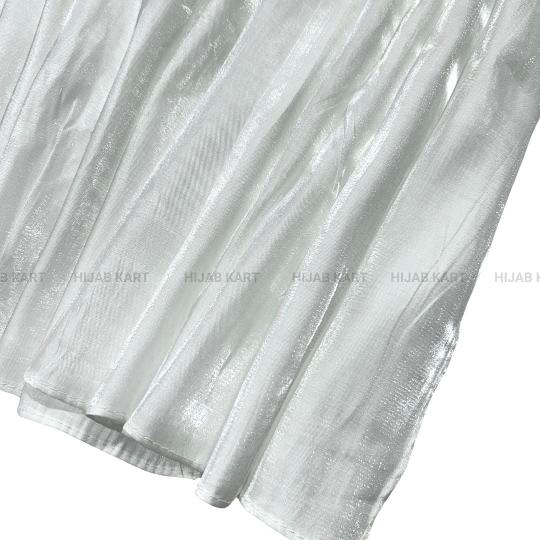 Snow White- 3D Organza Hijab