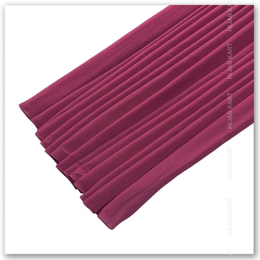 Premium Malaysian Georgette Hijab- Barbie Pink
