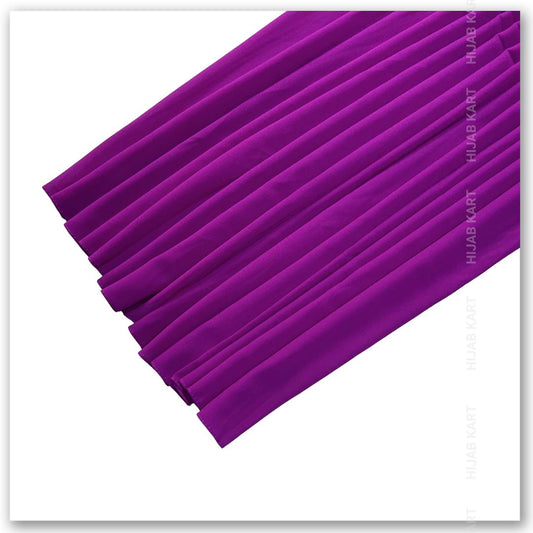 Premium Malaysian Georgette Hijab- Dark Magenta