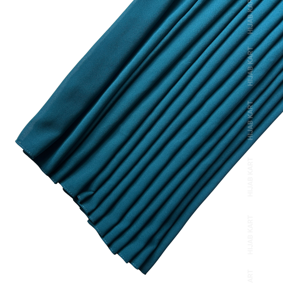 Premium Malaysian Georgette Hijab- Crystal Teal
