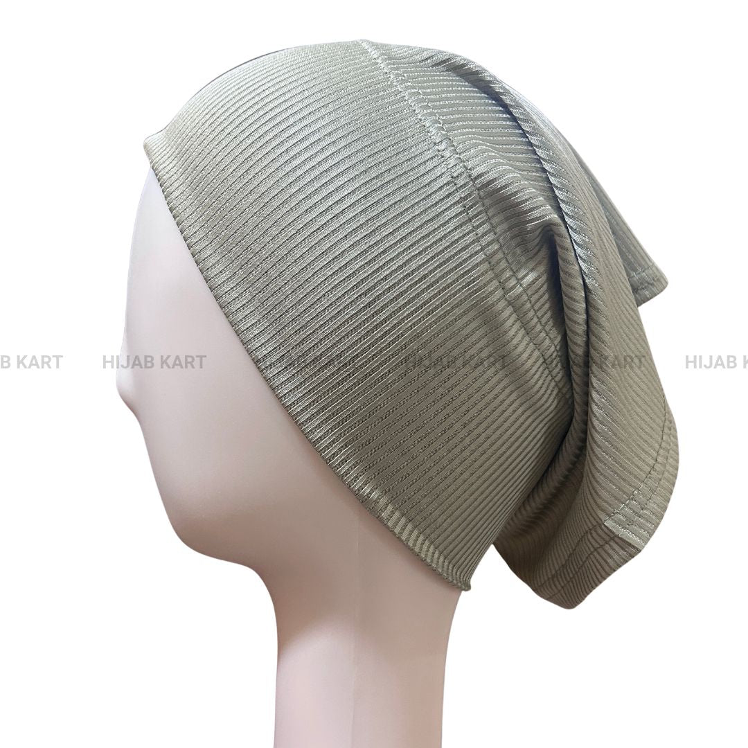 Luxe Ribbed Hijab Undercap- Sage Green