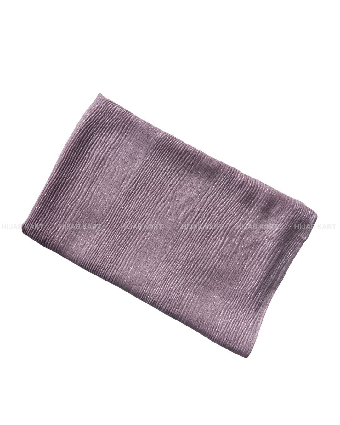 Dusty Pink- Cotton Shimmer Crushed Hijab