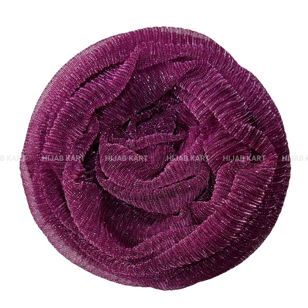 Deep Pink- Textured Metallic Shimmer