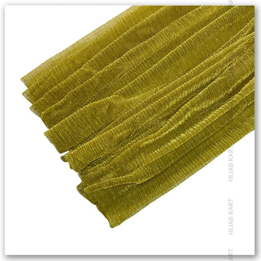 Golden Yellow- Textured Metallic Shimmer