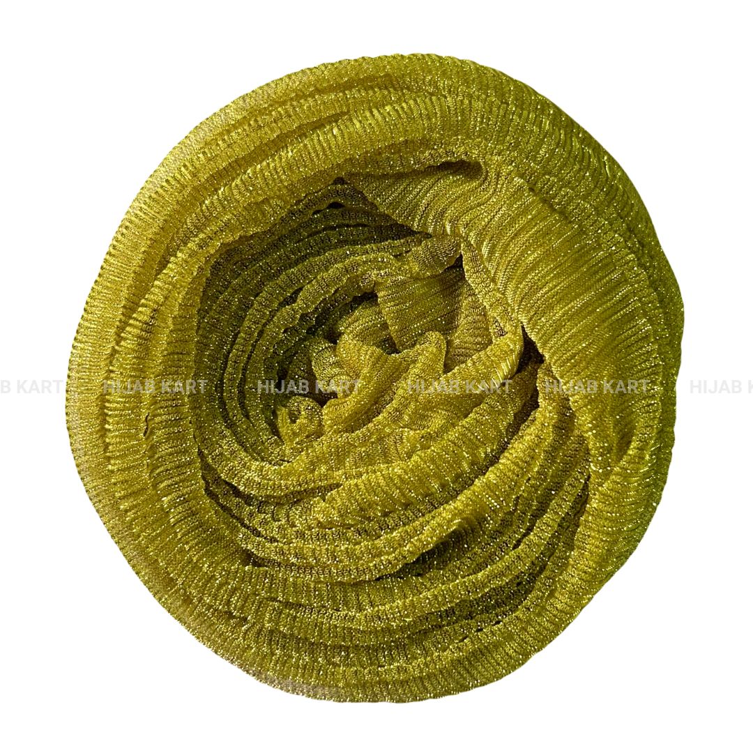 Golden Yellow- Textured Metallic Shimmer