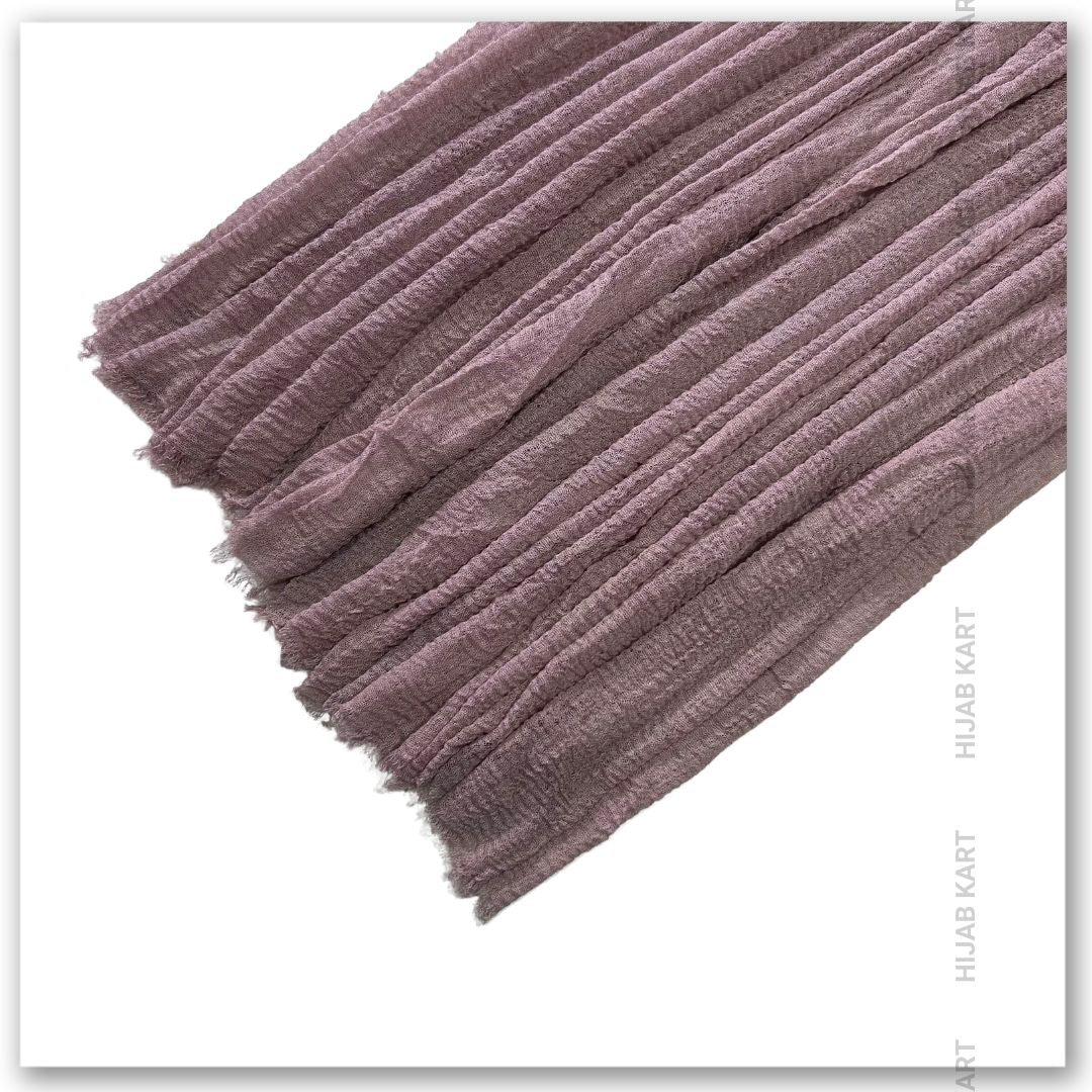 Dusty Pink- Cotton Crinkled Hijab