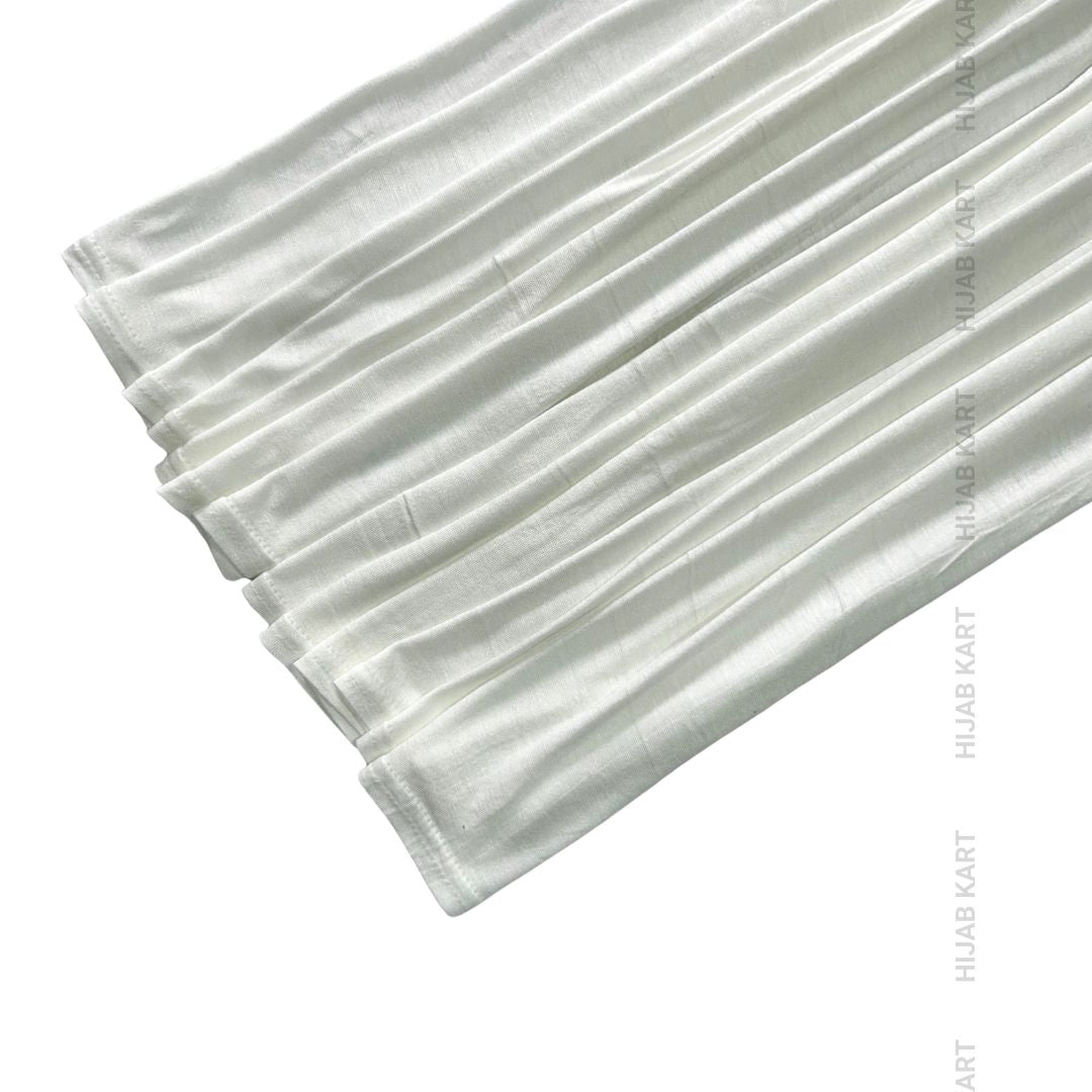 White Cream- Premium Modal Jersey Hijab