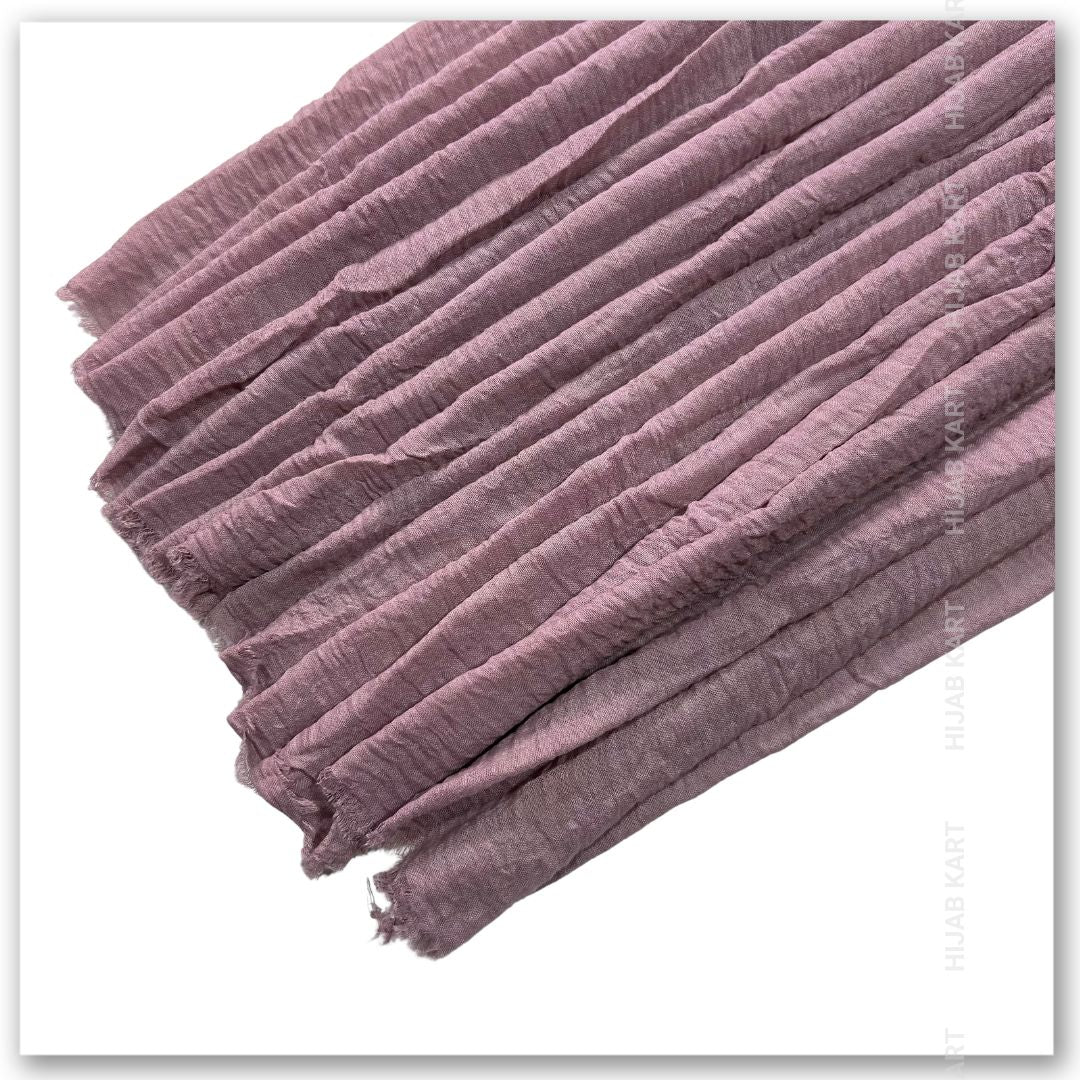 Flesh Pink- Cotton Crinkled Hijab