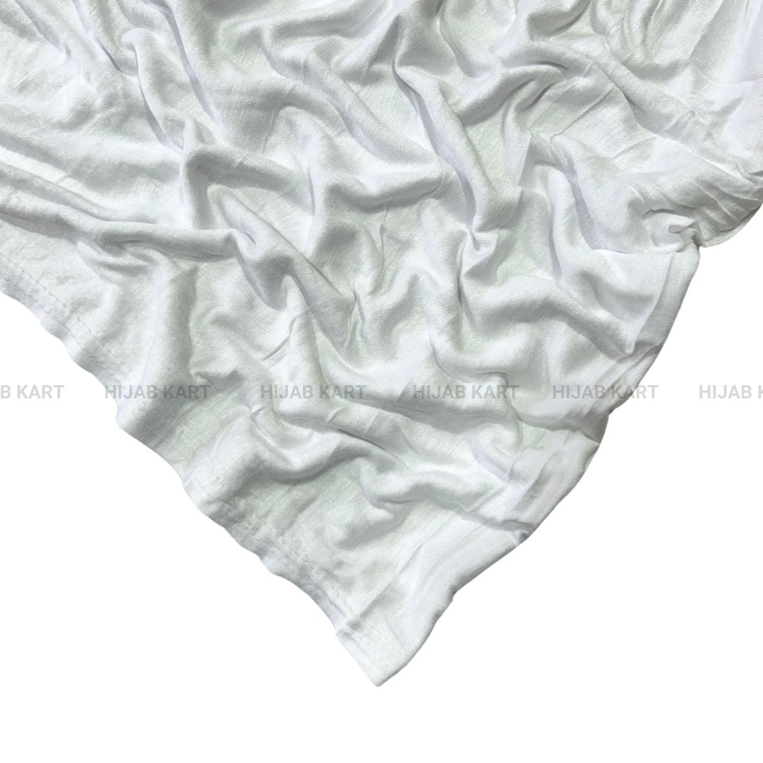 White-Premium Modal Jersey Hijab