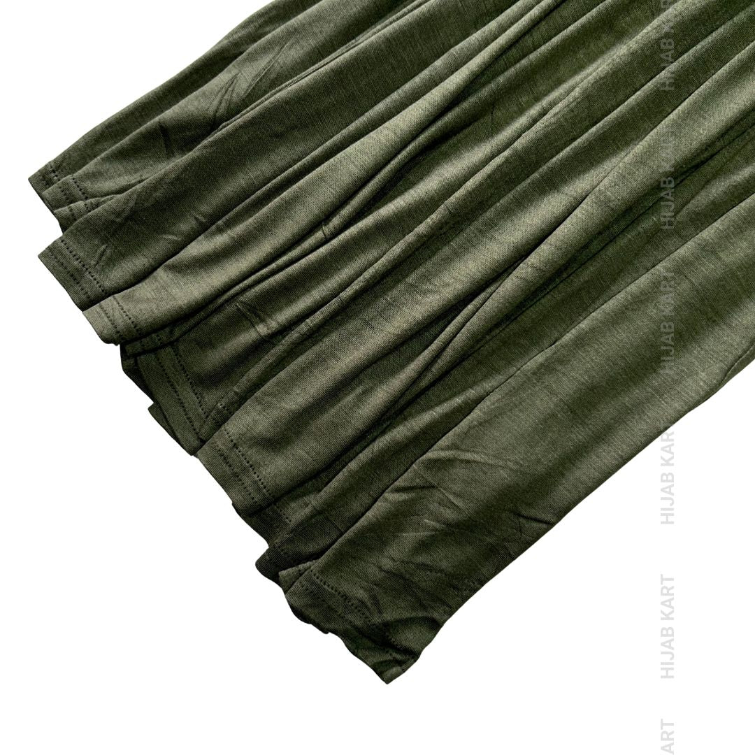Army Green-Premium Modal Jersey Hijab