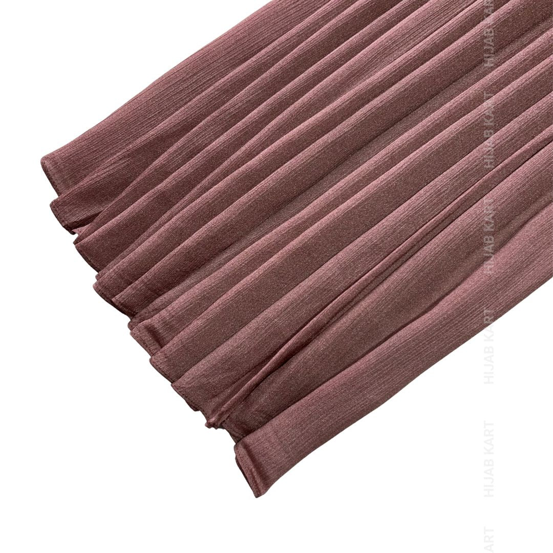 Rosewood- Shimmer Crepe Tissue Hijab
