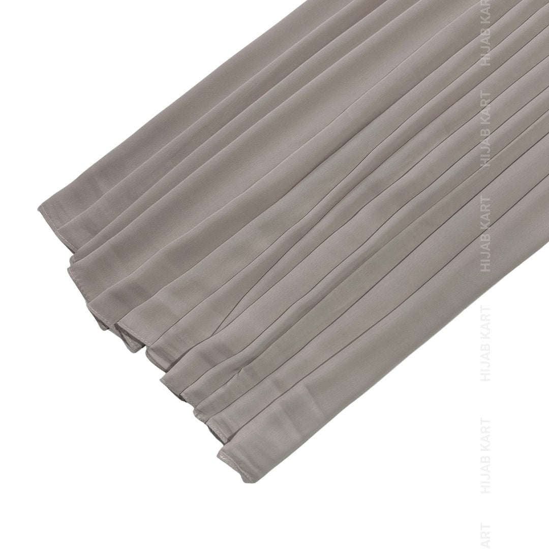 Luxe Caramel Chiffon Hijab- Nude Peach