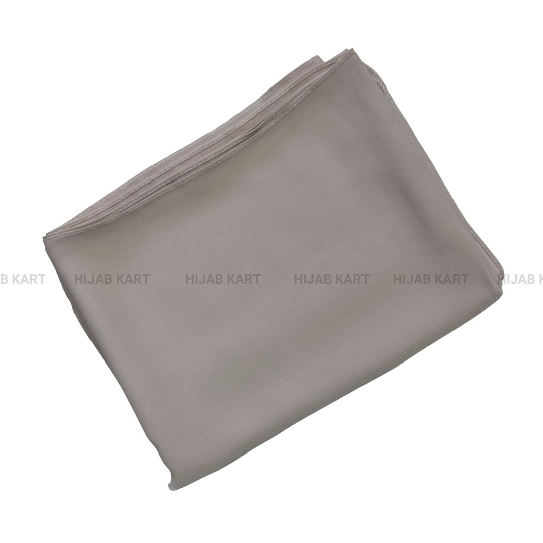 Luxe Caramel Chiffon Hijab- Nude Peach