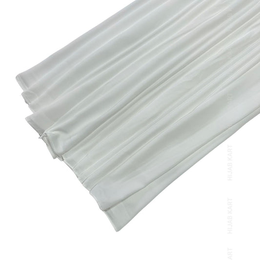 Luxe Caramel Chiffon Hijab- Snow White