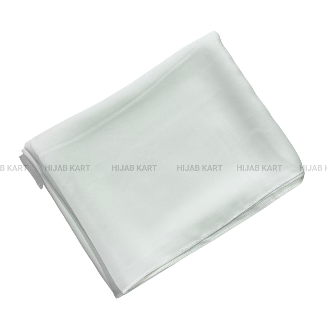 Luxe Caramel Chiffon Hijab- Snow White