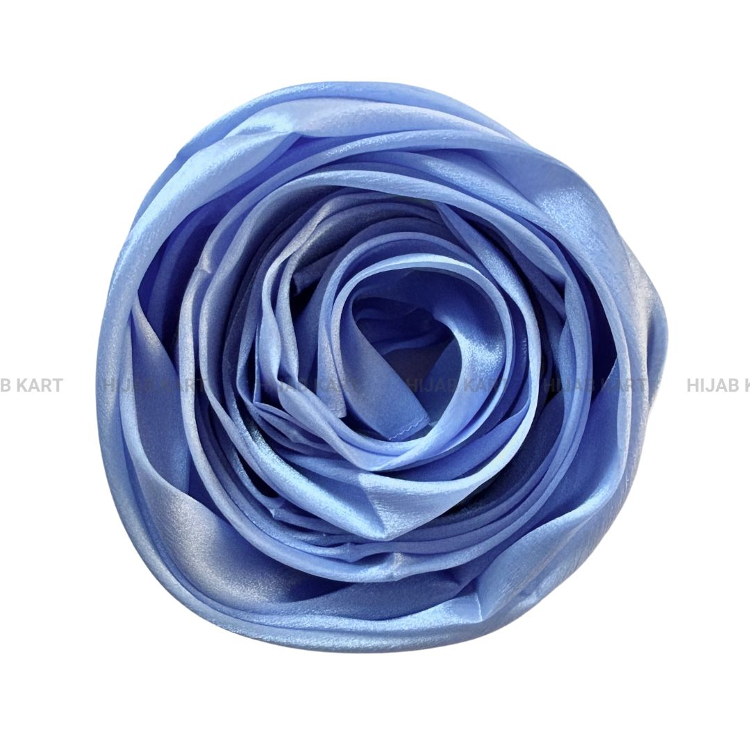 Cornflower Blue- Organza Shimmer Crepe Hijab