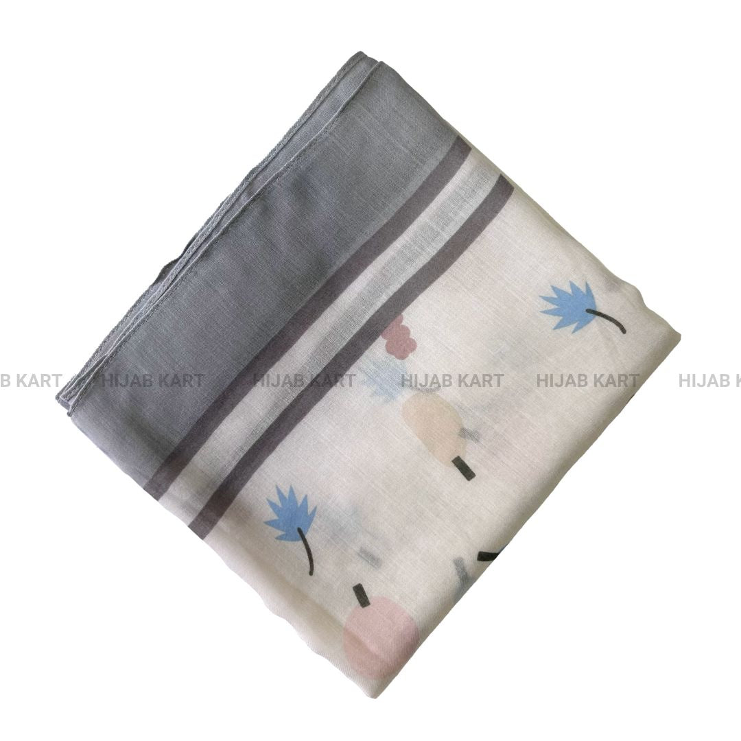 Premium Printed Cotton Hijab