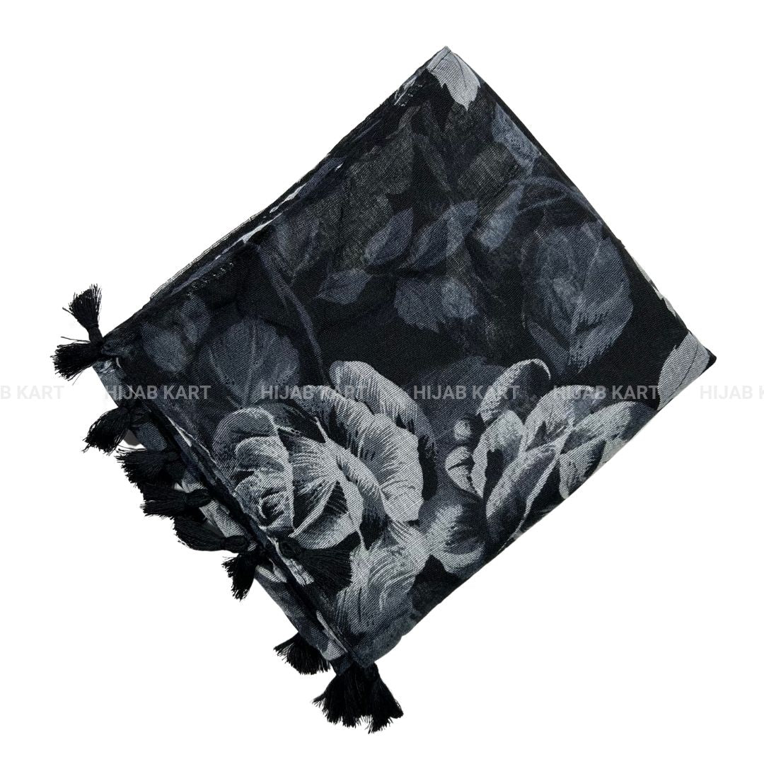 Cotton Floral Print Hijab