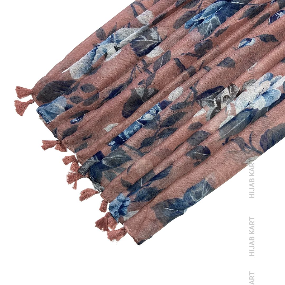 Cotton Floral Print Hijab