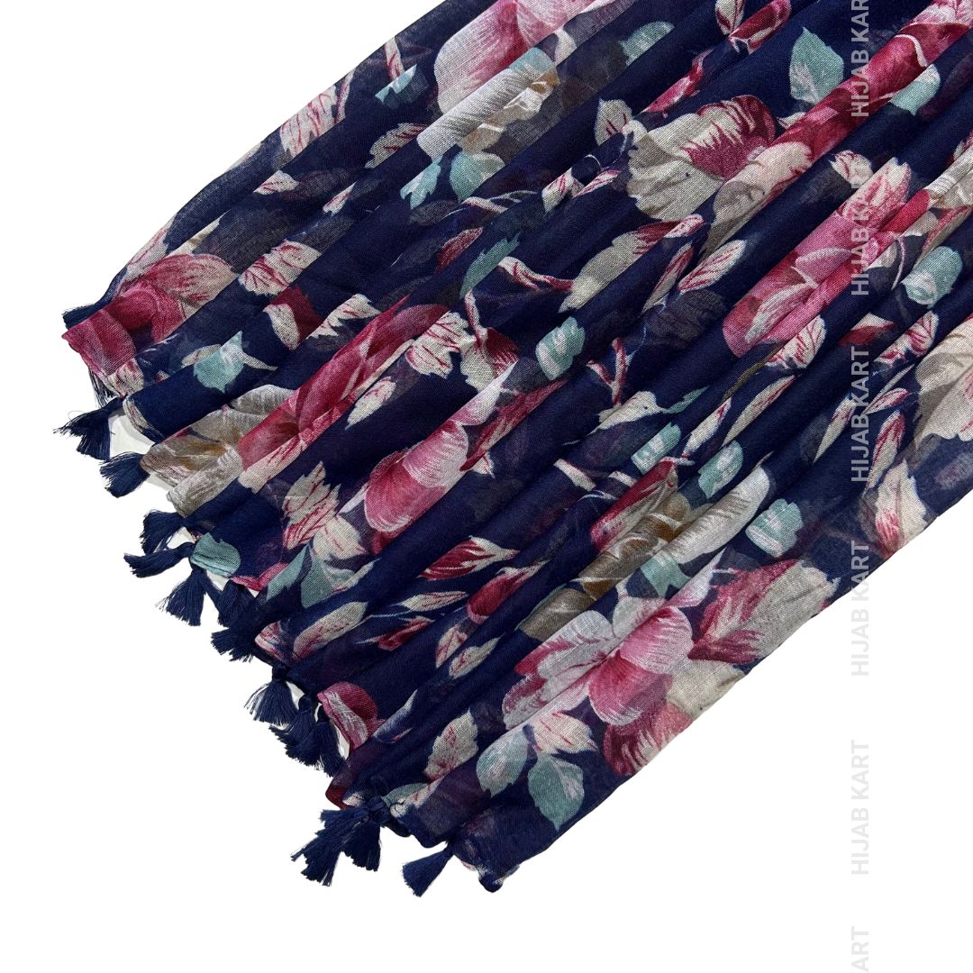Cotton Floral Print Hijab