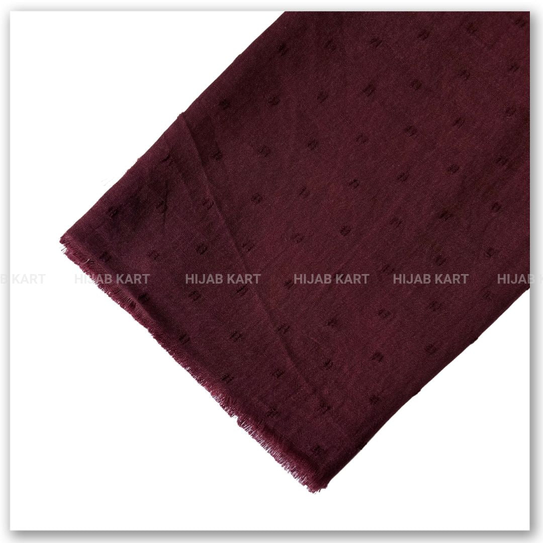 Maroon Color Cotton Hijab | Softest Cotton Hijab Collection | Summer Hijab