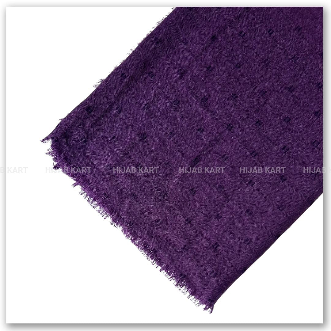 Eggplant Color Cotton Hijab | Softest Cotton Hijab Collection | Summer Hijab
