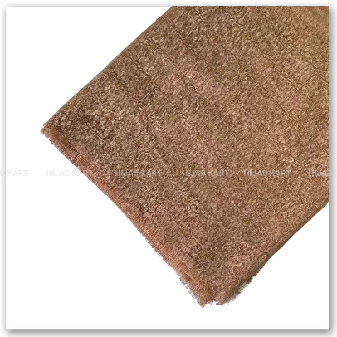 Khaki Brown Color Cotton Hijab | Softest Cotton Hijab Collection | Summer Hijab