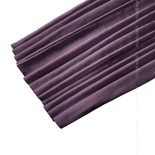 Light Dusty Purple - Luxe Metallic Shimmer Georgette Hijab