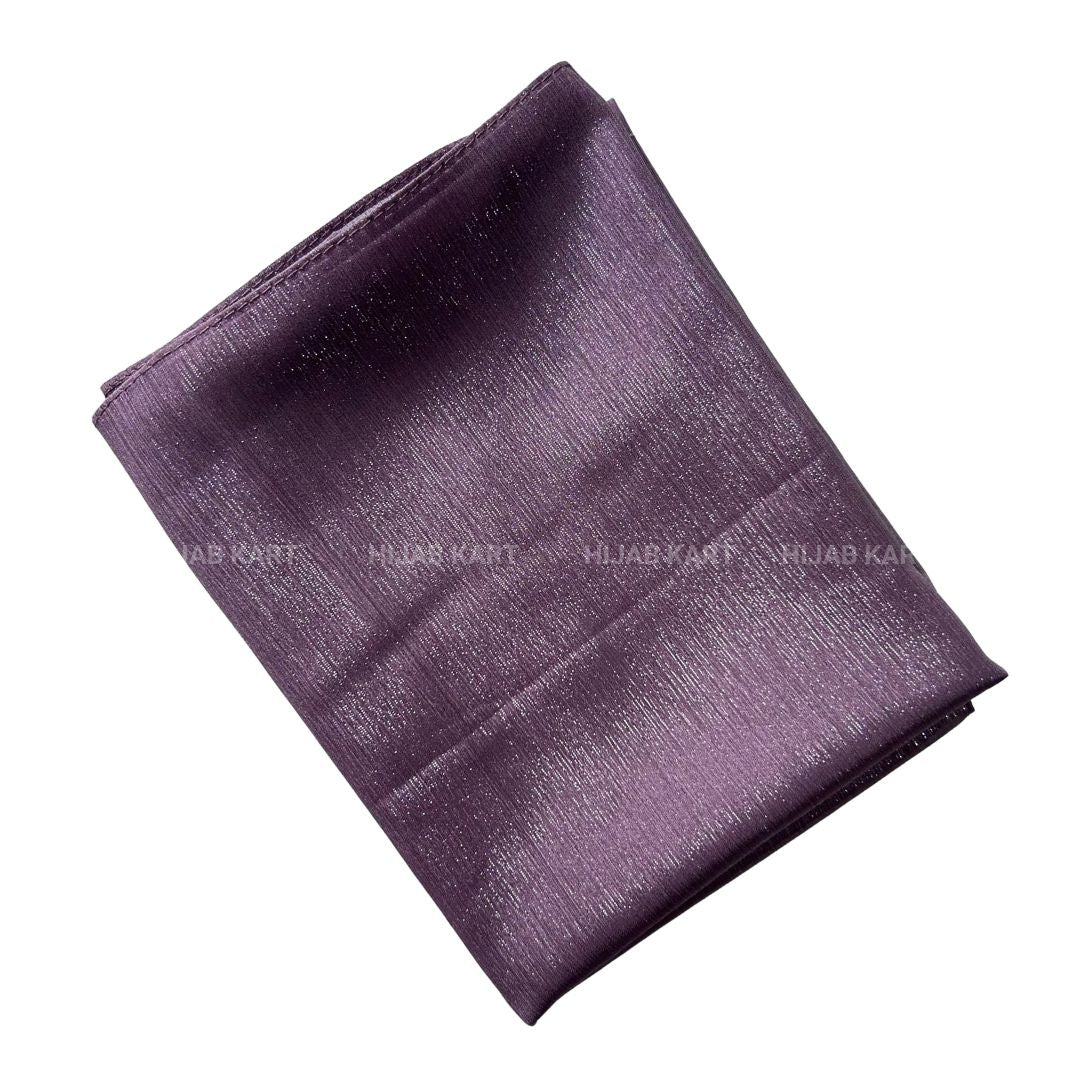 Light Dusty Purple - Luxe Metallic Shimmer Georgette Hijab