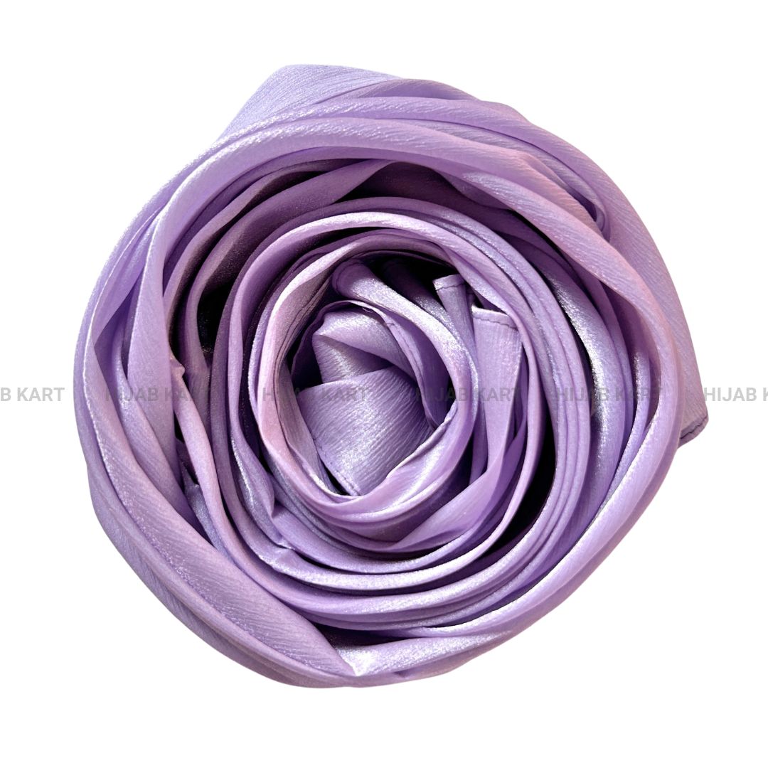 Lavender- Organza Shimmer Crepe Hijab