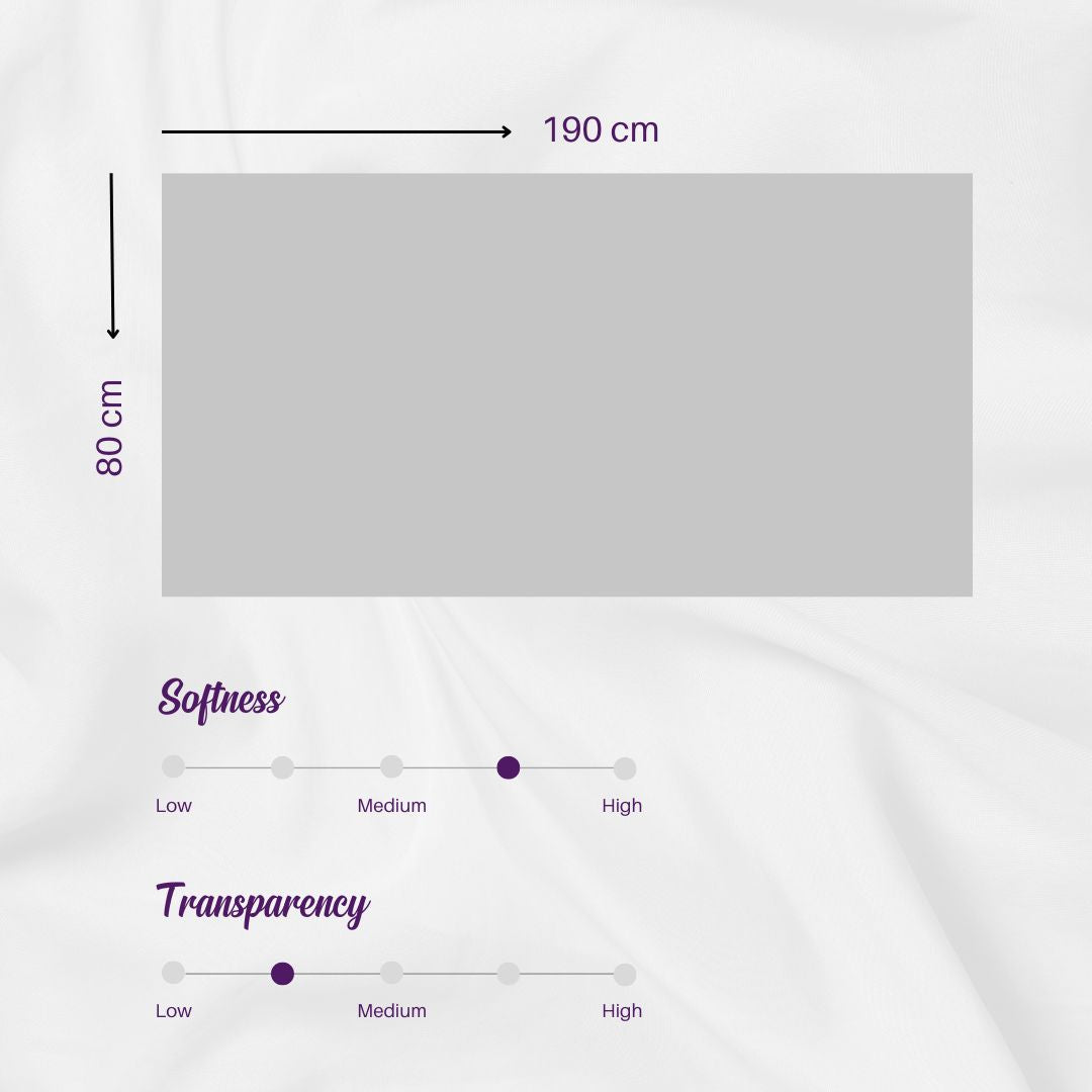 Cedar Brown- Luxe Pearl Drop Georgette Hijab