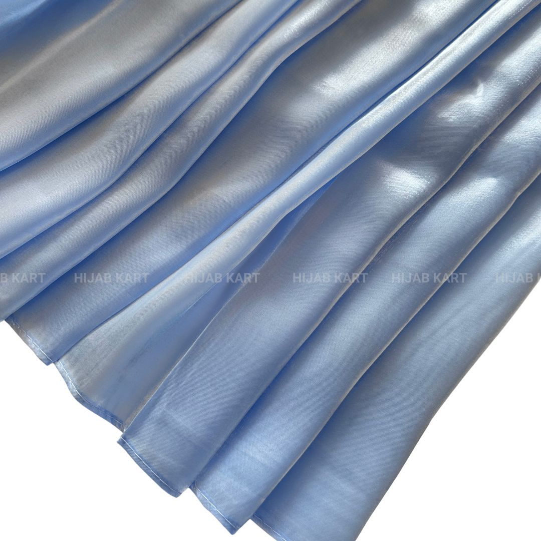 Cornflower Blue- 3D Organza Hijab