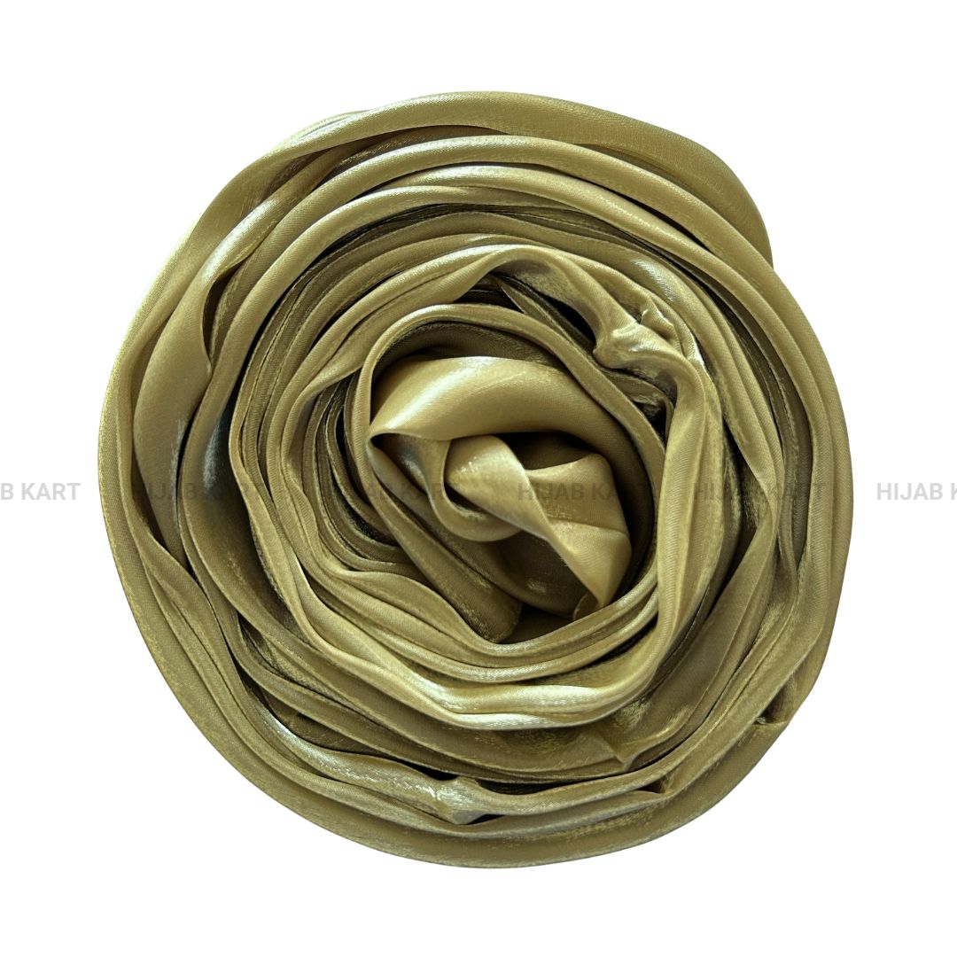 Olive Green- 3D Organza Hijab