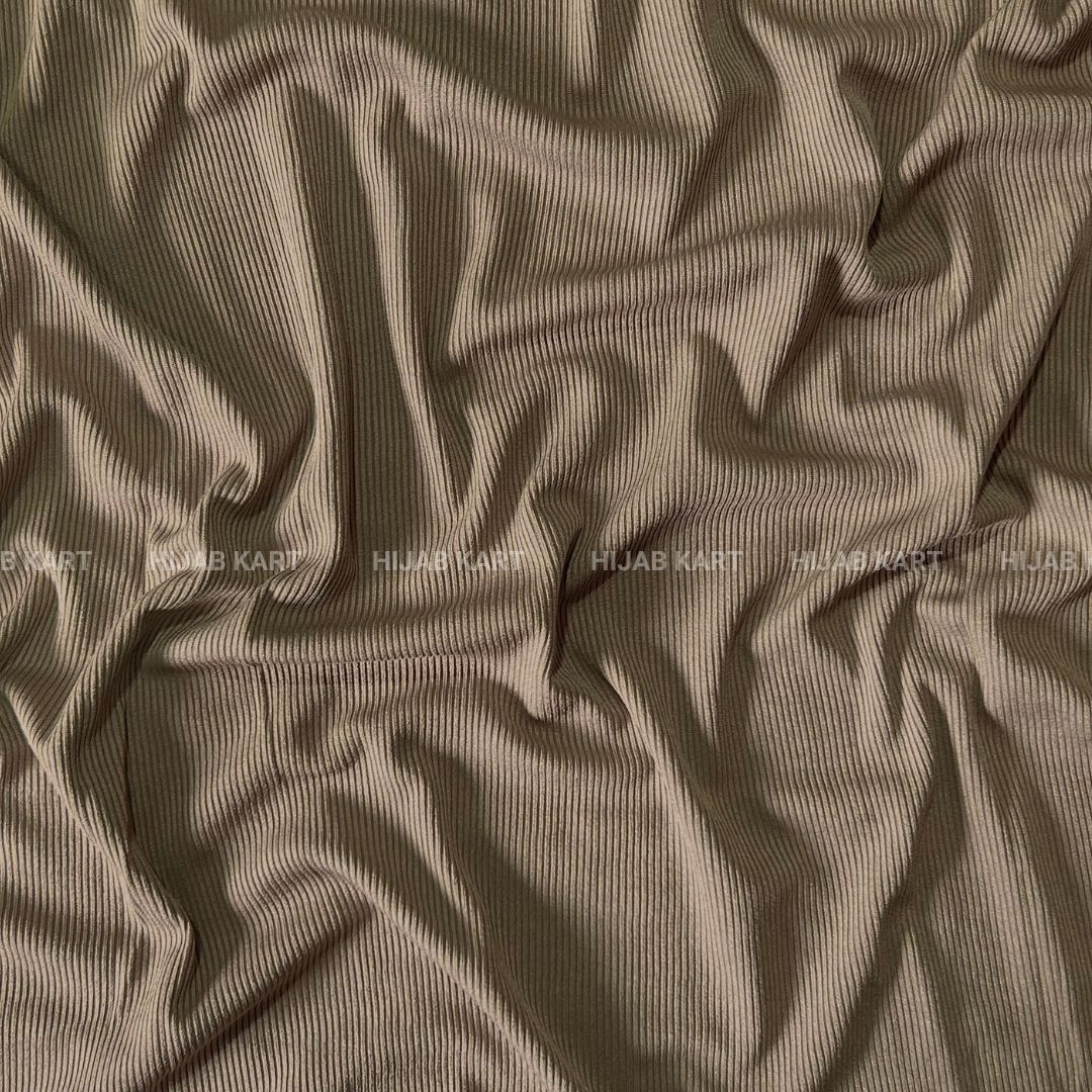 Light Coffee- Premium Ribbed Jersey Hijab