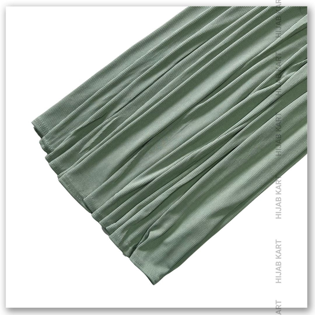 Mint Green- Premium Ribbed Jersey Hijab