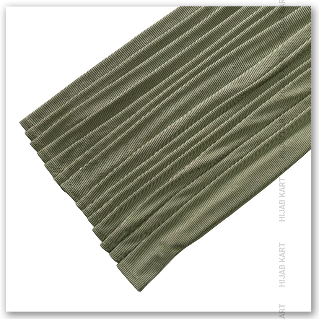 Pista Green- Premium Ribbed Jersey Hijab