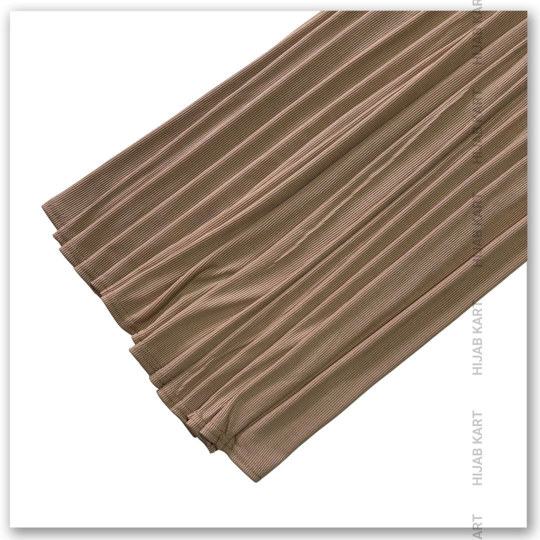Sandy Tan- Premium Ribbed Jersey Hijab