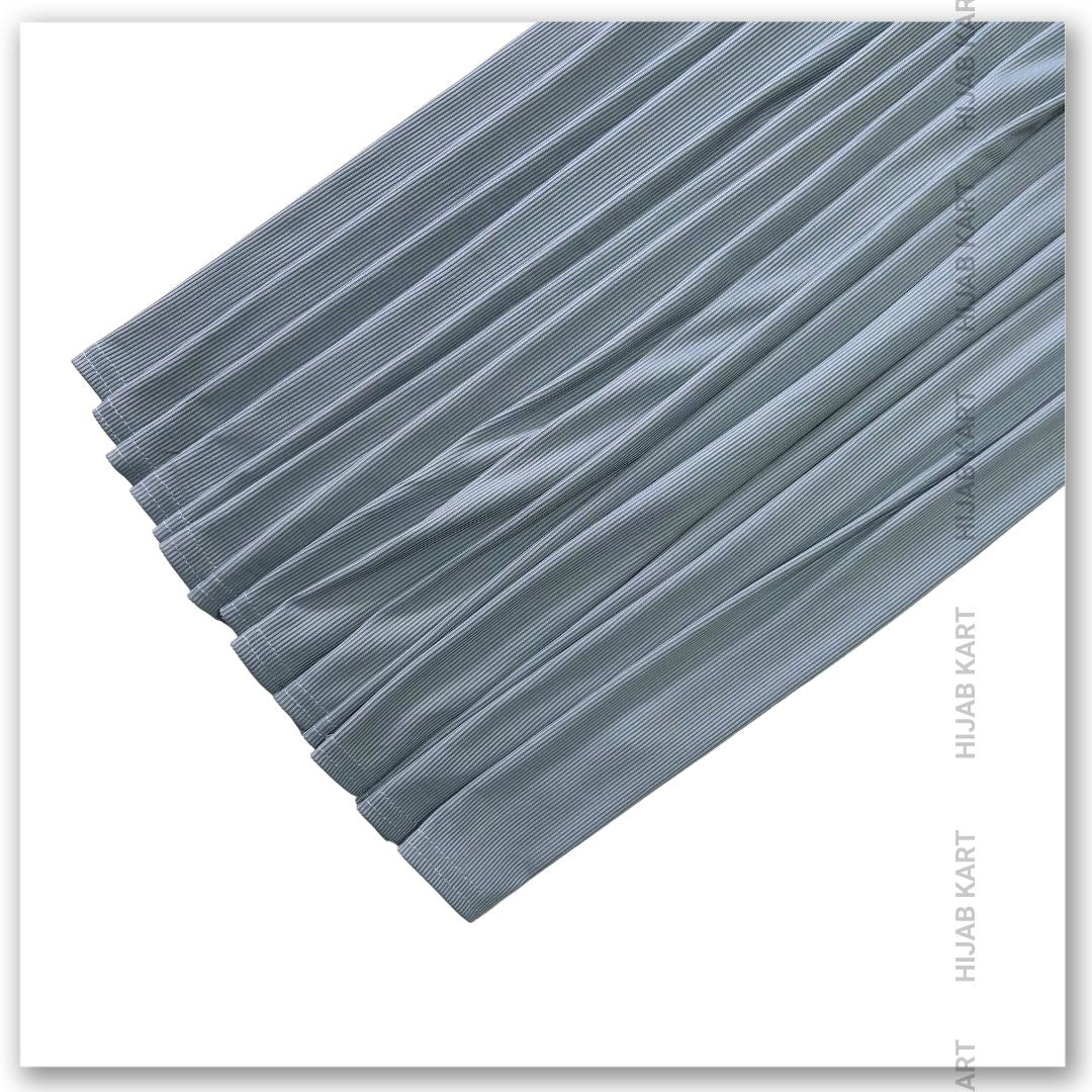 Powder Blue- Premium Ribbed Jersey Hijab
