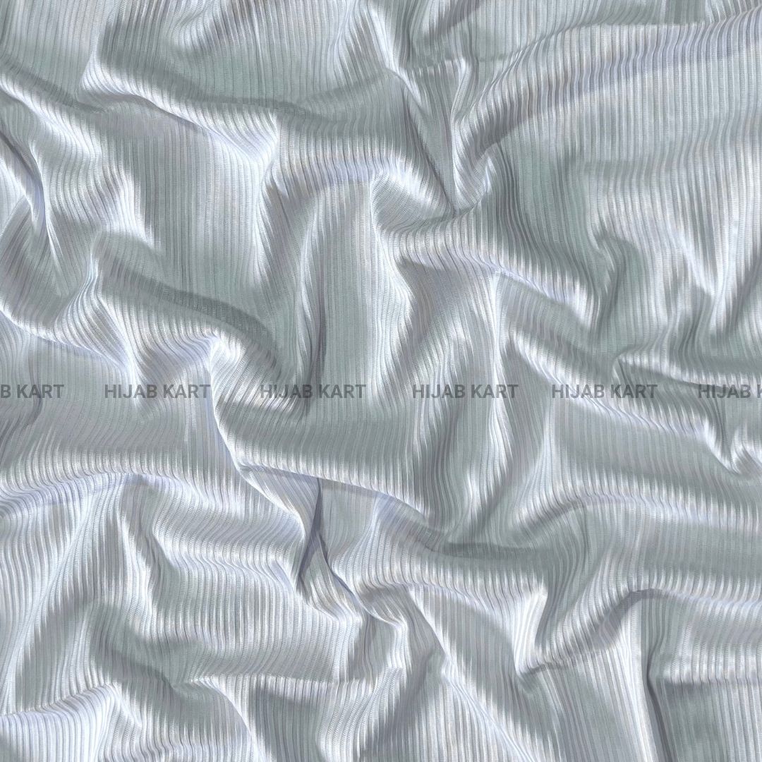 Frost White- Premium Ribbed Jersey Hijab