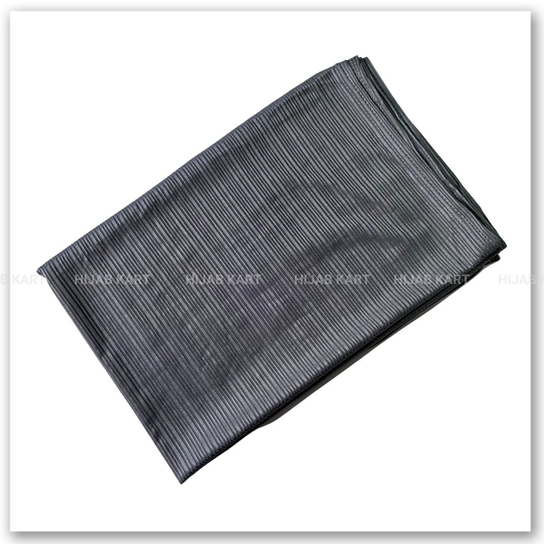 Ash Grey- Premium Ribbed Jersey Hijab
